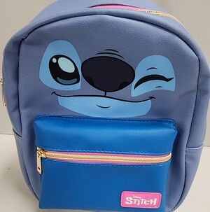 Disney Stitch Winking Blue Backpack